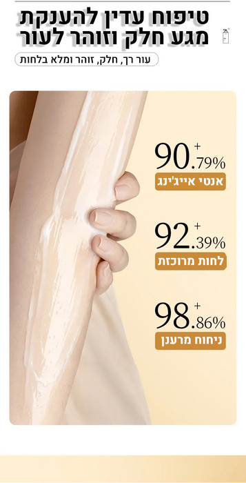 קרם קולגן מועשר- לעור הגוף והפנים